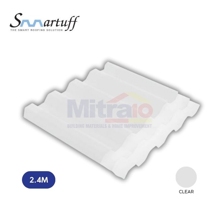 Smartuff Atap Polycarbonat Greca 2.4 Meter Clear